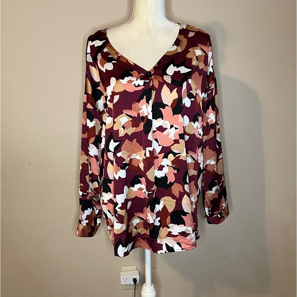🌻BarIII Floral Print Women's Top